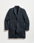 Virgin Wool Houndstooth Walking Car Coat