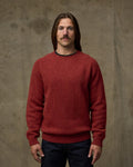 Shetland 5-gauge Wool Sweater - Russet