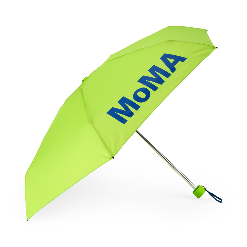 Colorful MoMA Umbrella - Green/ Navy