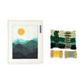 DIY Nature Needlepoint Kit - Green Mountains
