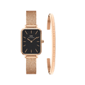 Quadro Pressed Melrose Black + Classic Bracelet