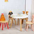 Farm Animal Table and 4 Chairs Set