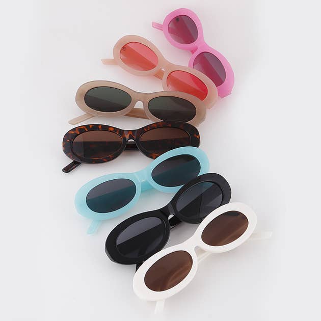 Retro Oval Sunglasses