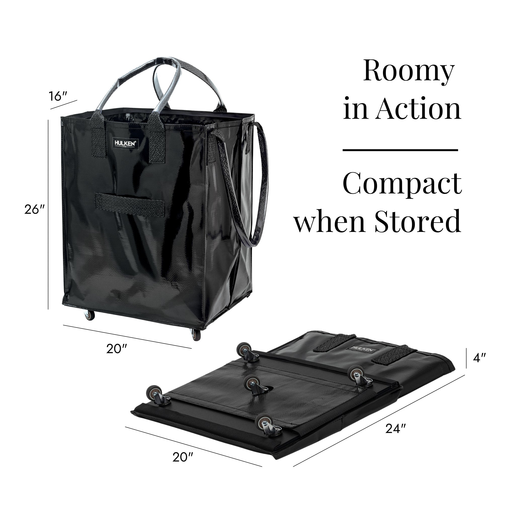 Hulken Rolling Tote Bag - Large