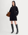 The Corduroy Mini Dress | Black