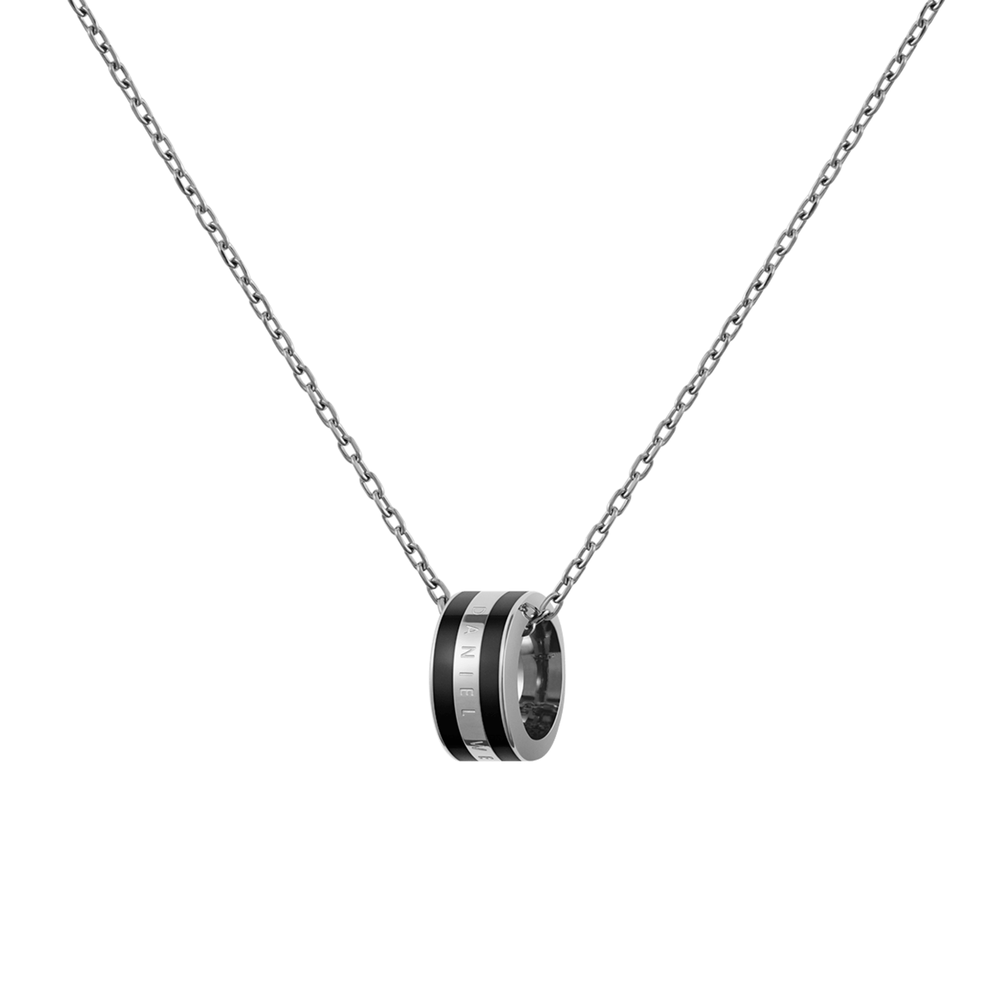 Emalie Necklace Silver Black