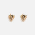 Solid Gold Strawberry Flat Back Studs