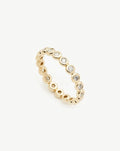 Solid Gold Diamond Tennis Eternity Ring | 14ct Solid Gold