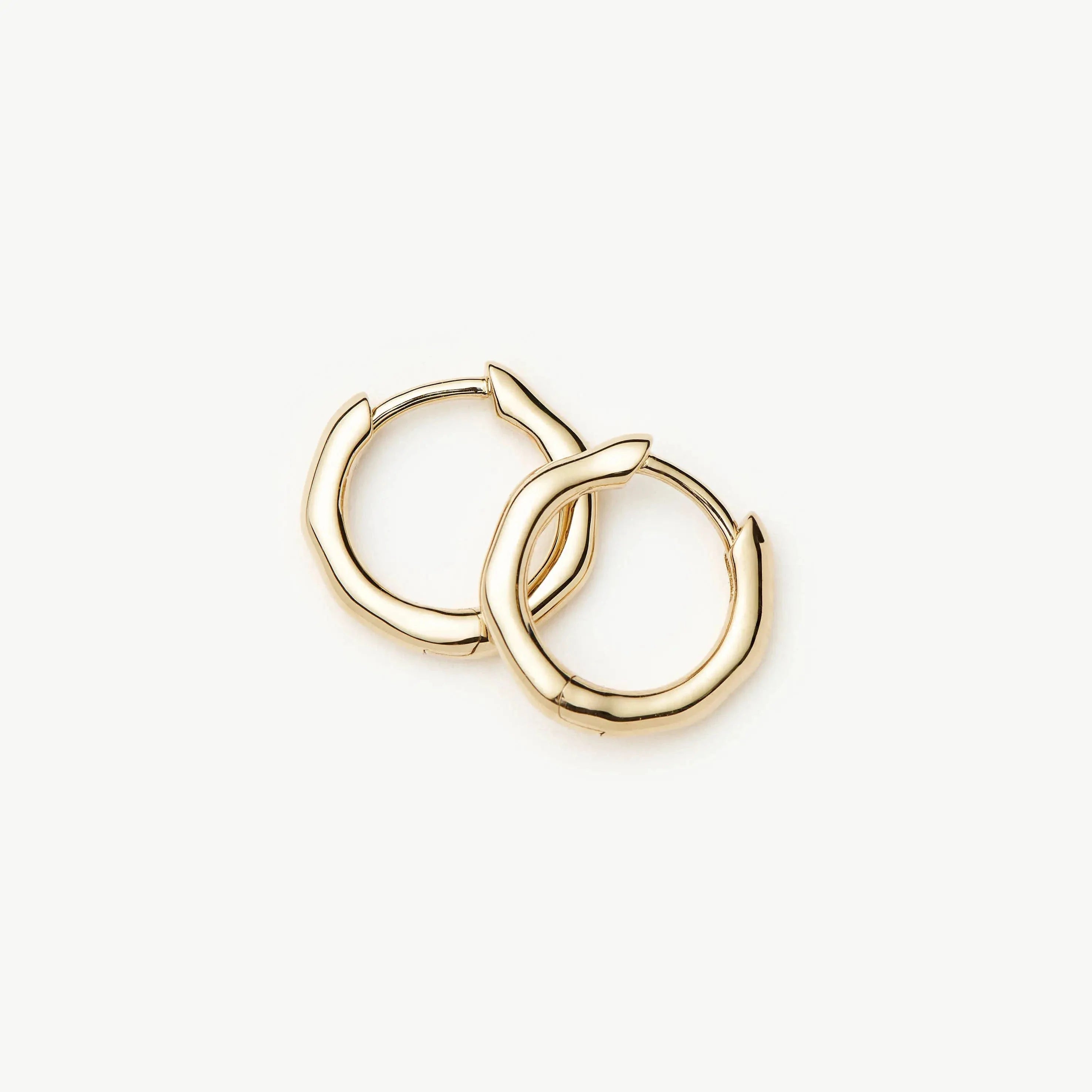 Solid Gold Huggies | 14ct Yellow Gold