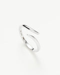 Solid Gold Open Claw Ring | 14ct White Gold