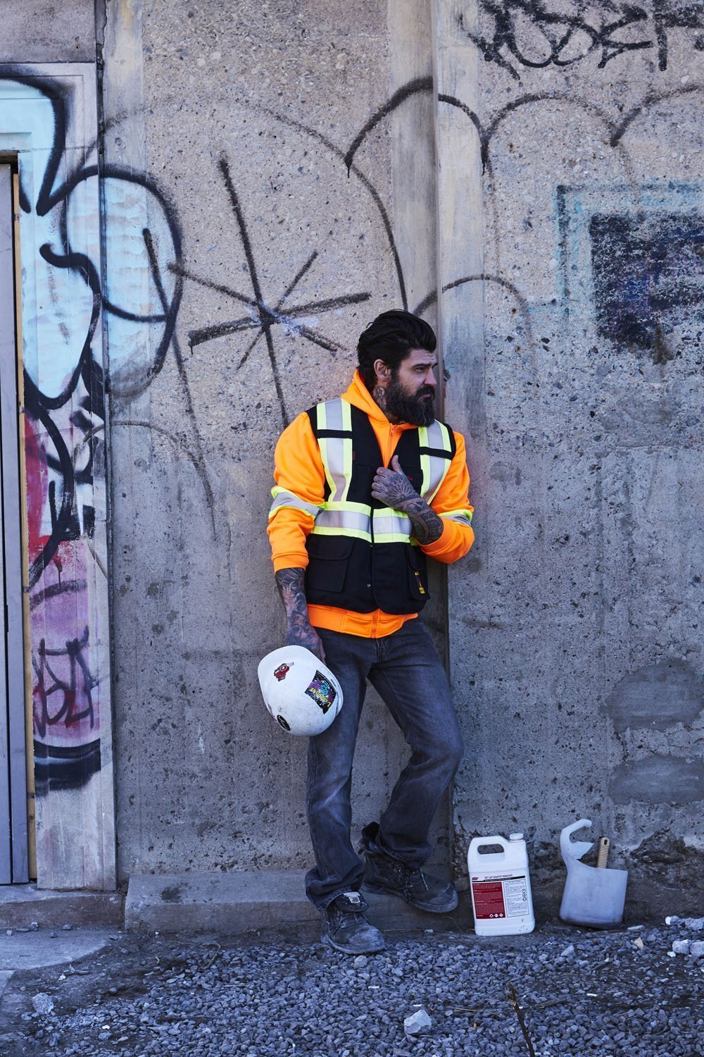 Forcefield Fire Resistant (FR) Cotton Duck Hi Vis Safety Vest