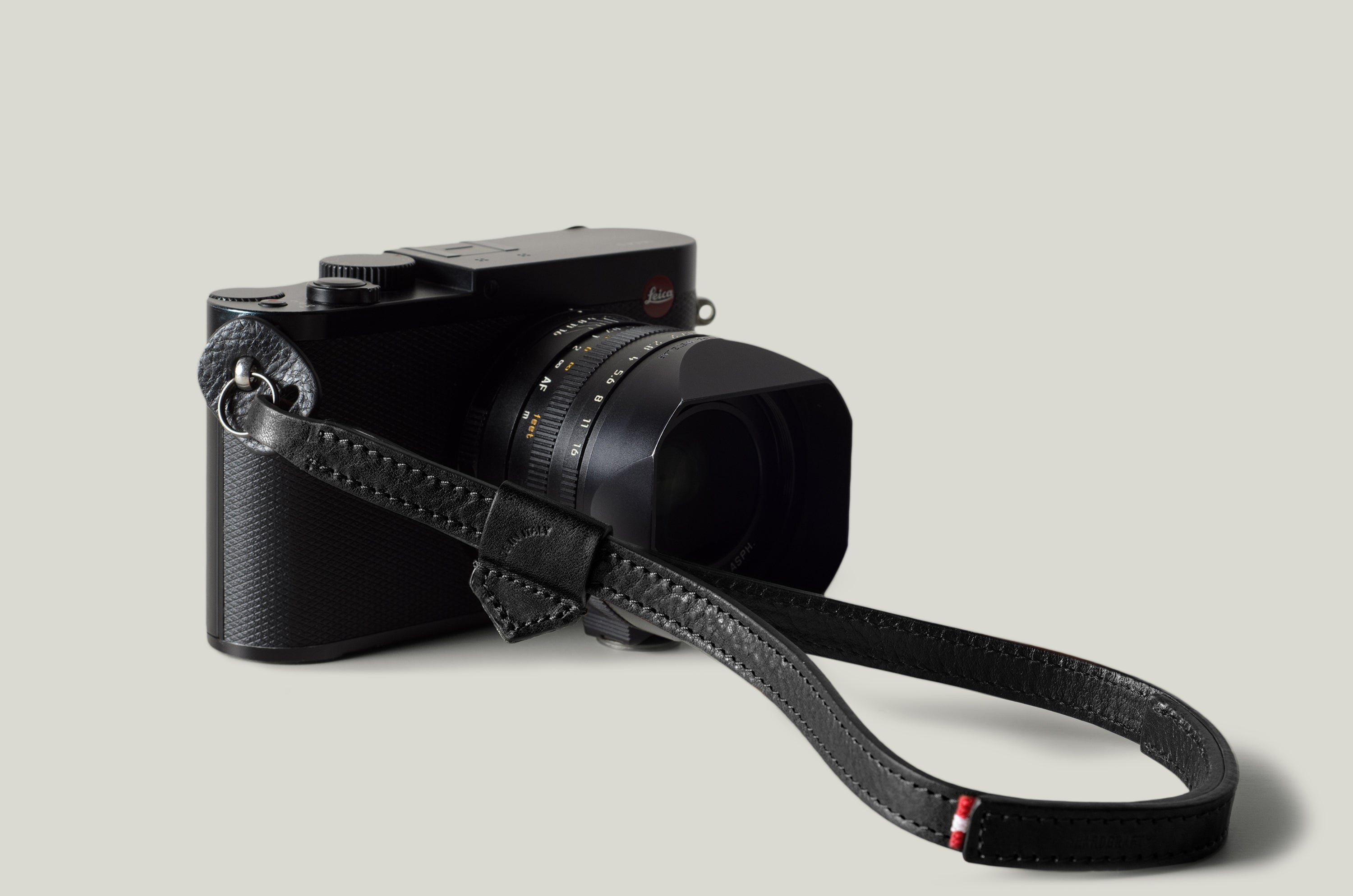Firm Grip Camera Wrist Strap . Coal