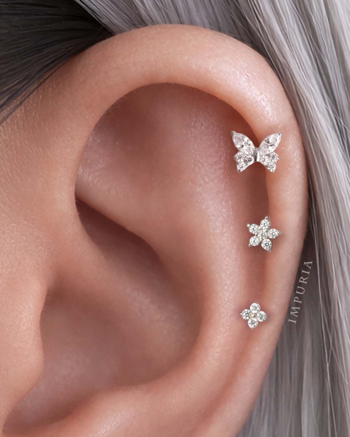 The Jardin Flat Back Stud Capsule