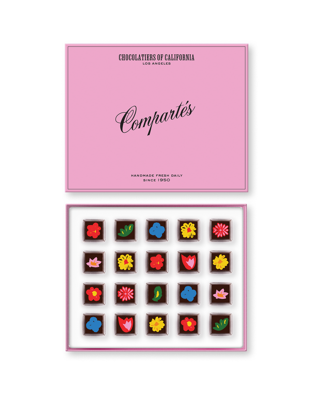 Floral Truffles Gift Box - Chocolate Flowers