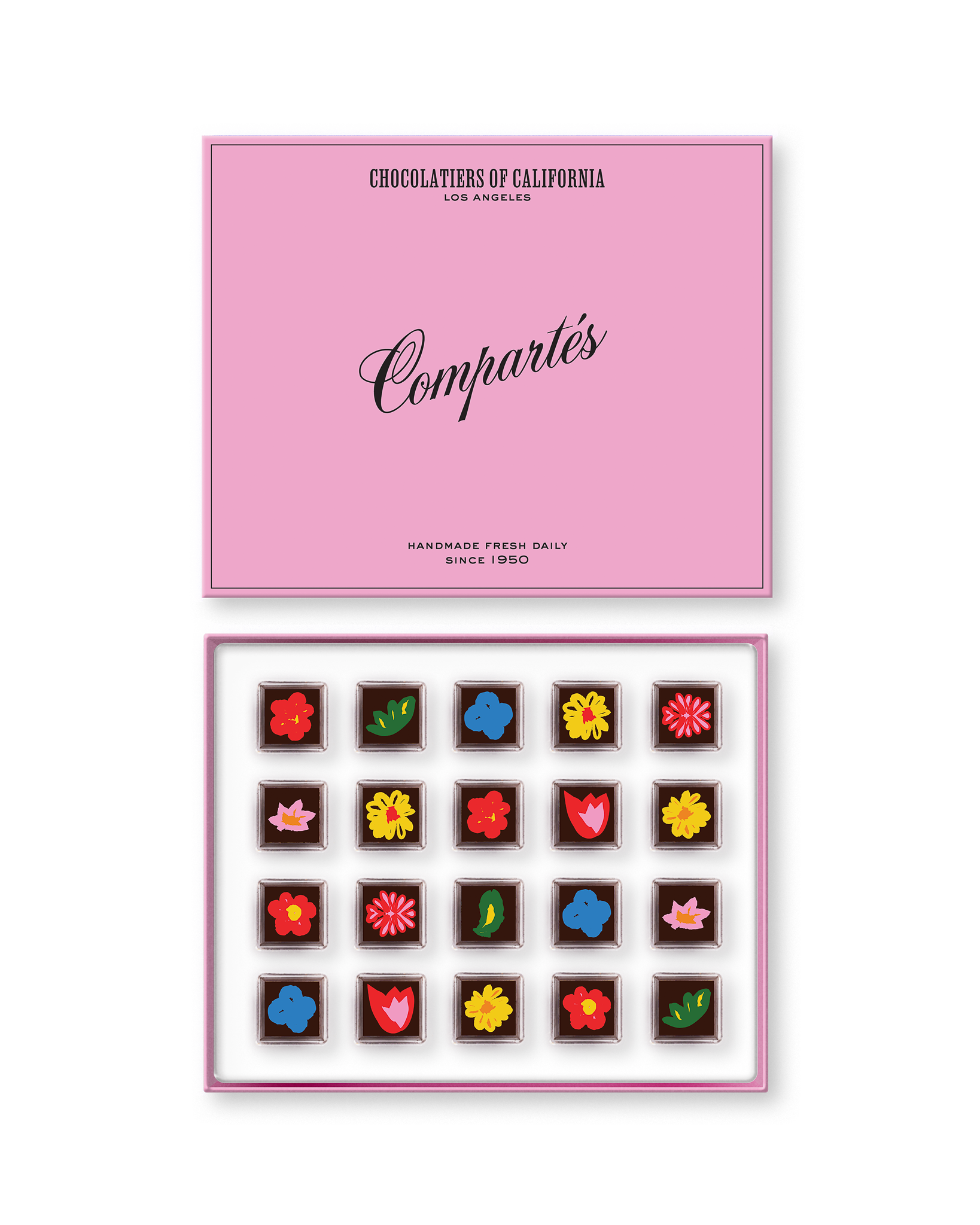 Floral Truffles Gift Box - Chocolate Flowers
