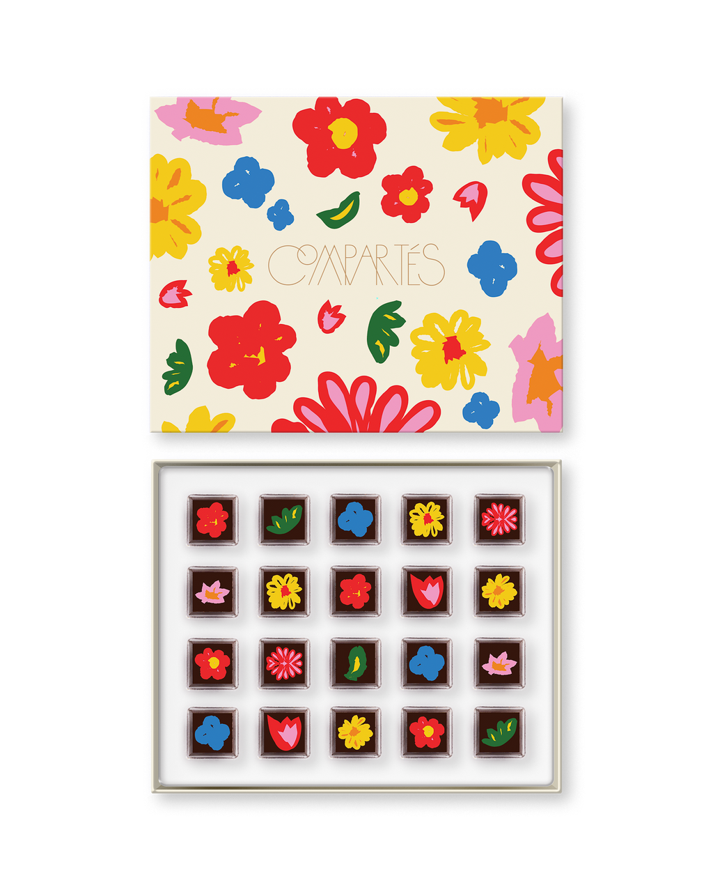 Floral Truffles Gift Box - Chocolate Flowers