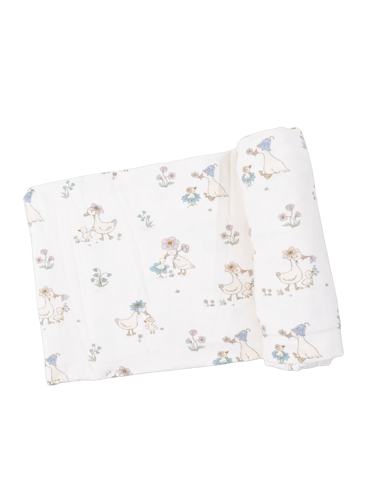Stretch Swaddle, Flower Ducklings