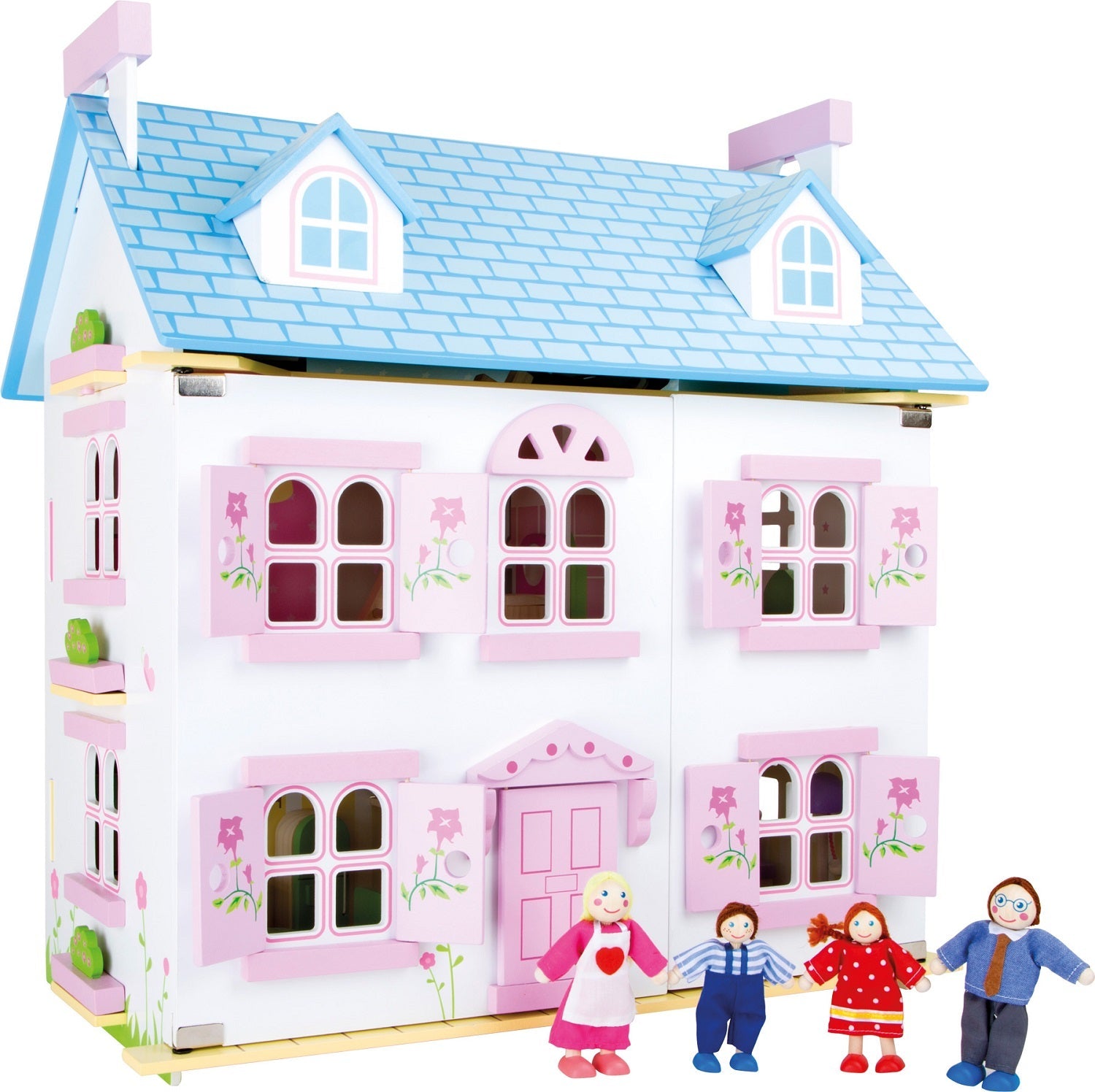Paradise Cottage Dolls House with Furniture & Dolls