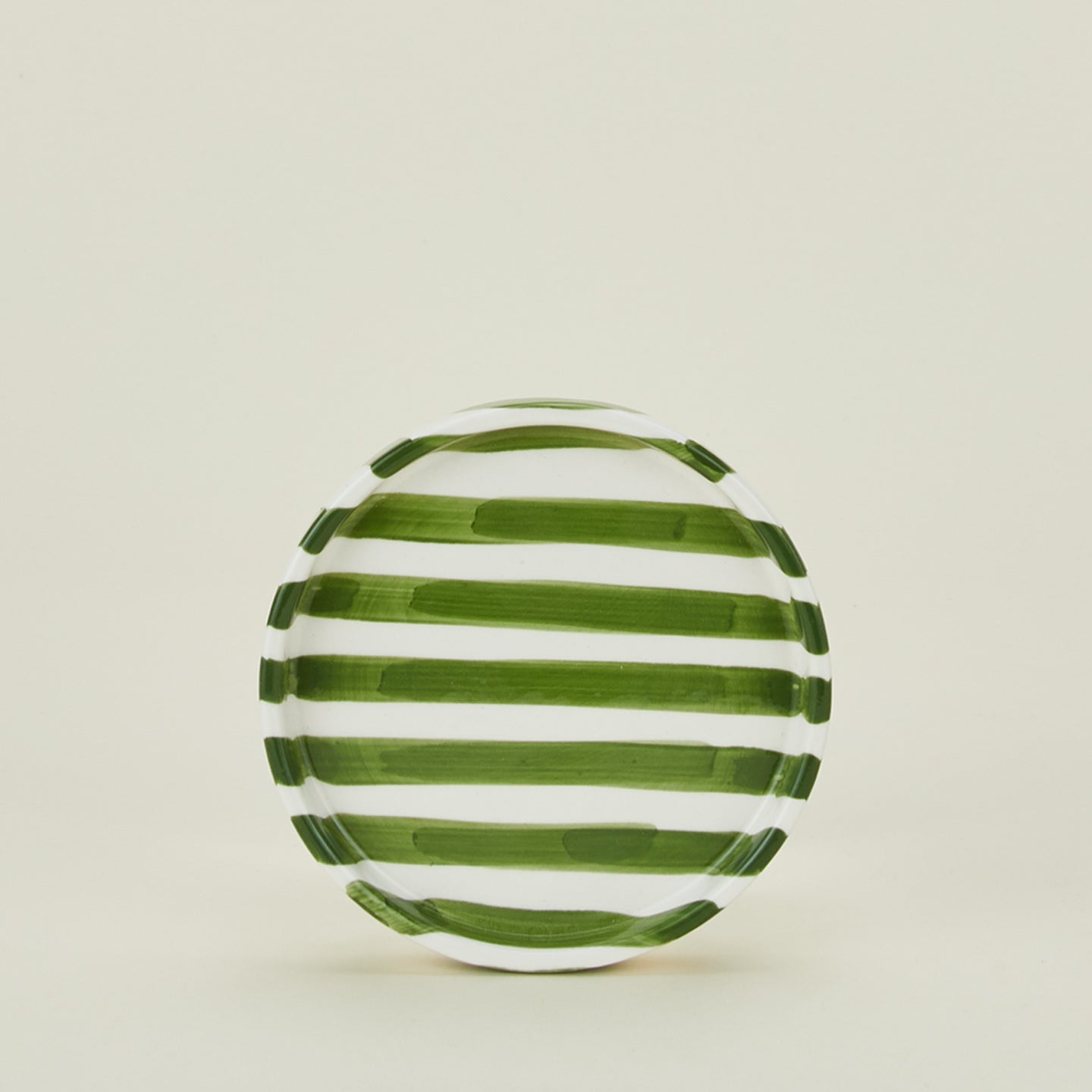 Striped Mini Plate - Olive