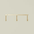 Brass Hook Rack - Trio