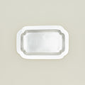 Decorative Edge Rectangular Silver Tray