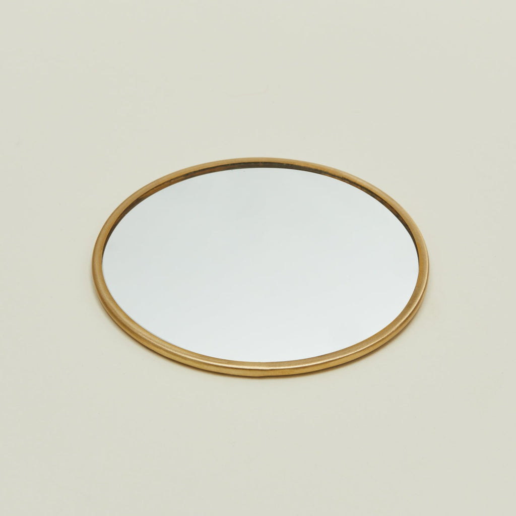 Round Brass Mirror