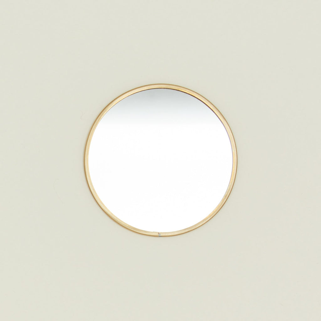 Round Brass Mirror