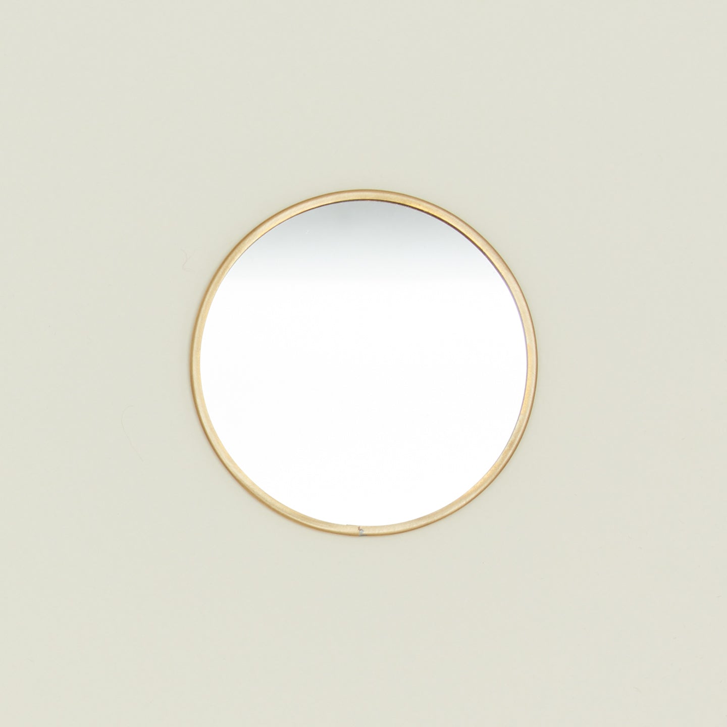 Round Brass Mirror