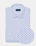 Performance Twill - Navy Abstract Geo Print