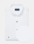 Poplin Tuxedo Shirt - White