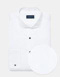 Twill Tuxedo Shirt - White