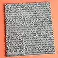 La Francaise Script text French Rubber Stamp Texture Sheet Mat