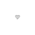 Heart Stud Silver