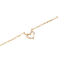 Mirelle Heart Necklace Gold