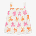 Kids cotton gauze tank in octopus pals