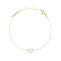 Mirelle Heart Bracelet Gold