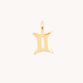 Gemini Zodiac Charm 9k Gold
