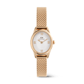 Ophelia Mini Mesh White Rose Gold