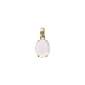 Mother of Pearl Oval Gold Charm