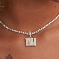 New York Giants Official NFL Micro Logo Pendant - Yellow Gold
