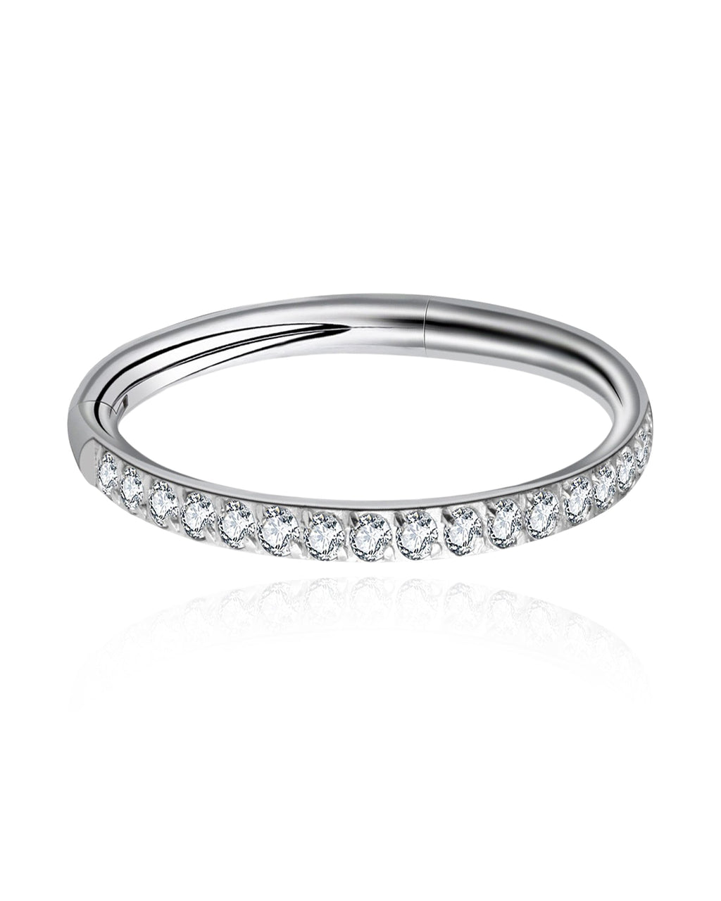 Glitter Hoop Ring Clicker