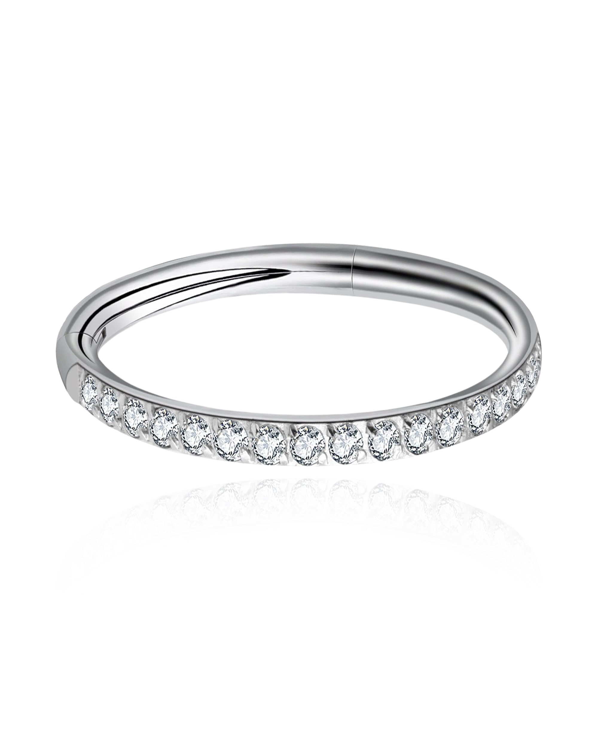 Glitter Hoop Ring Clicker