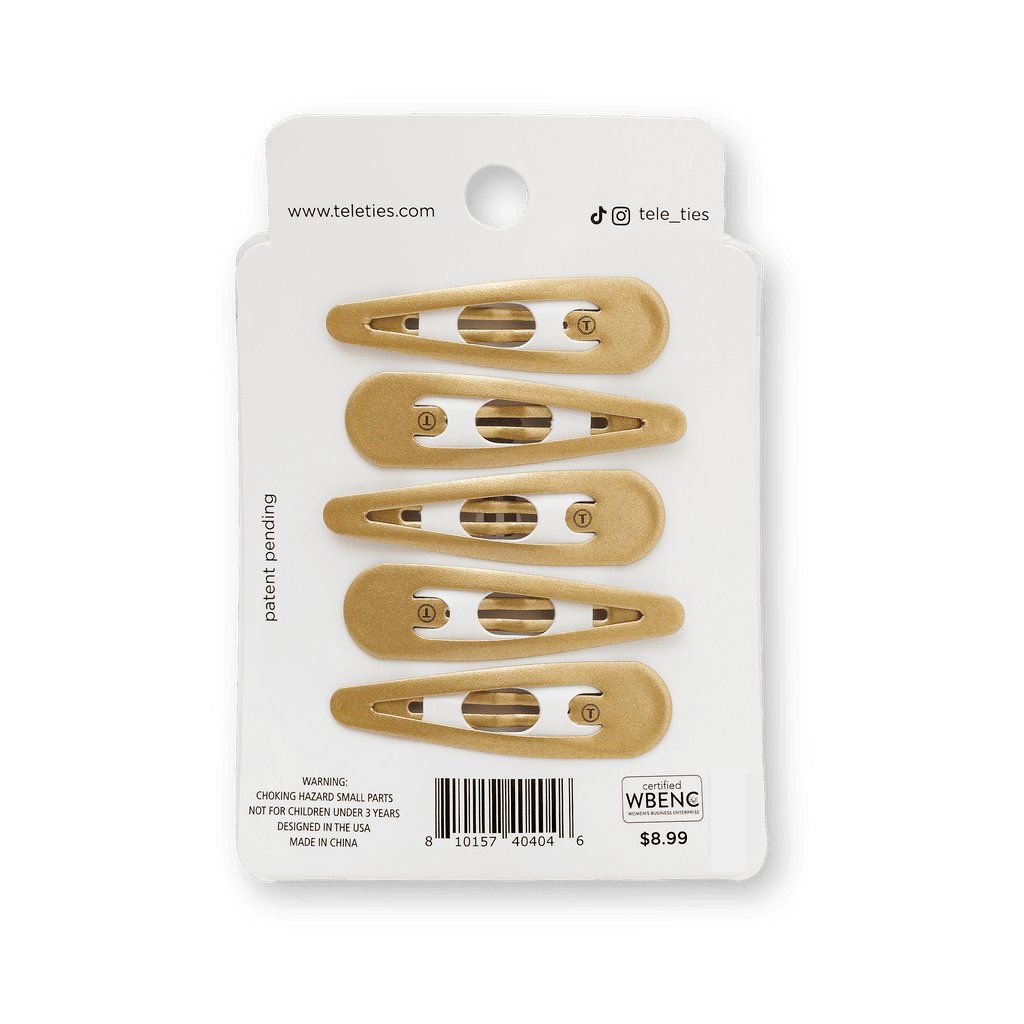 Gold Snap Clip (6Ct)