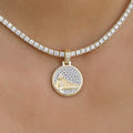 Golden State Warriors Official NBA Micro Logo Pendant