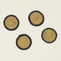 Edge Coasters, Set of 4 - Black
