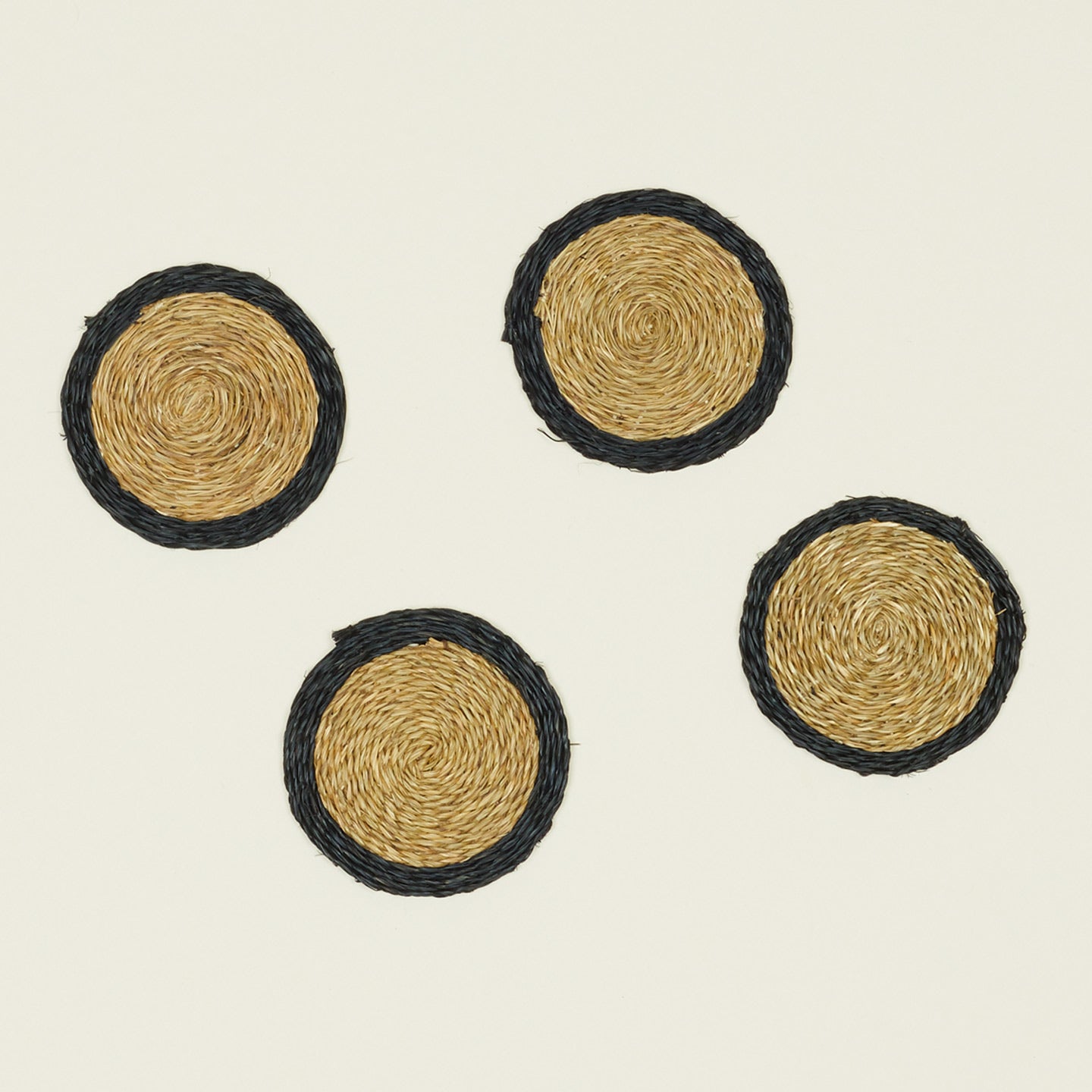 Edge Coasters, Set of 4 - Black