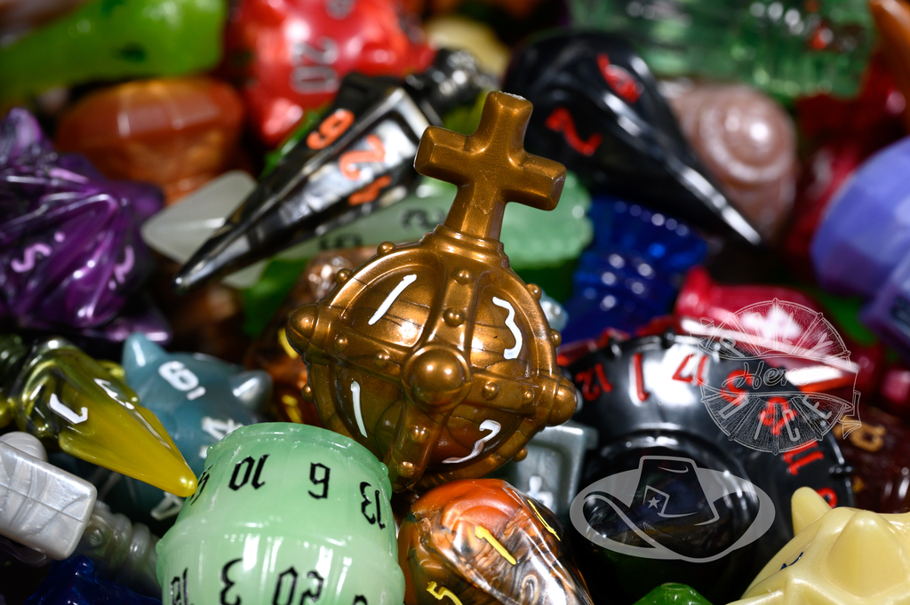 PolyHero Cleric 5d4 Hallowed Hand Grenades Merciful Gold