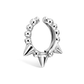 Granulated Triple Short Spike Tash Cuff Earring