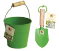 Childrens Green Bucket and Trowel Set