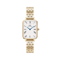 Quadro Roman Numerals 5-Link Gold
